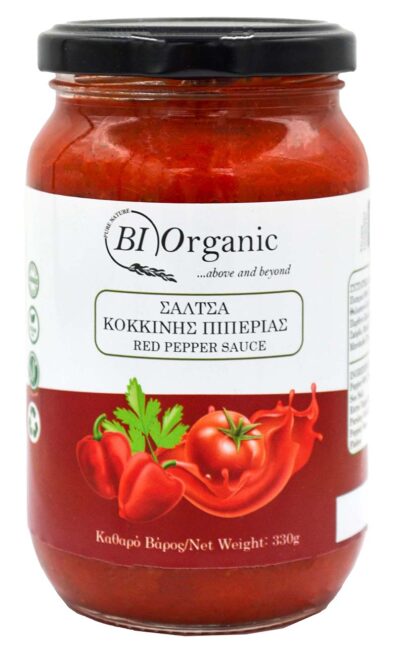Σάλτσα Ντομάτας Με Κόκκινη Πιπεριά 330ΓΡ.
