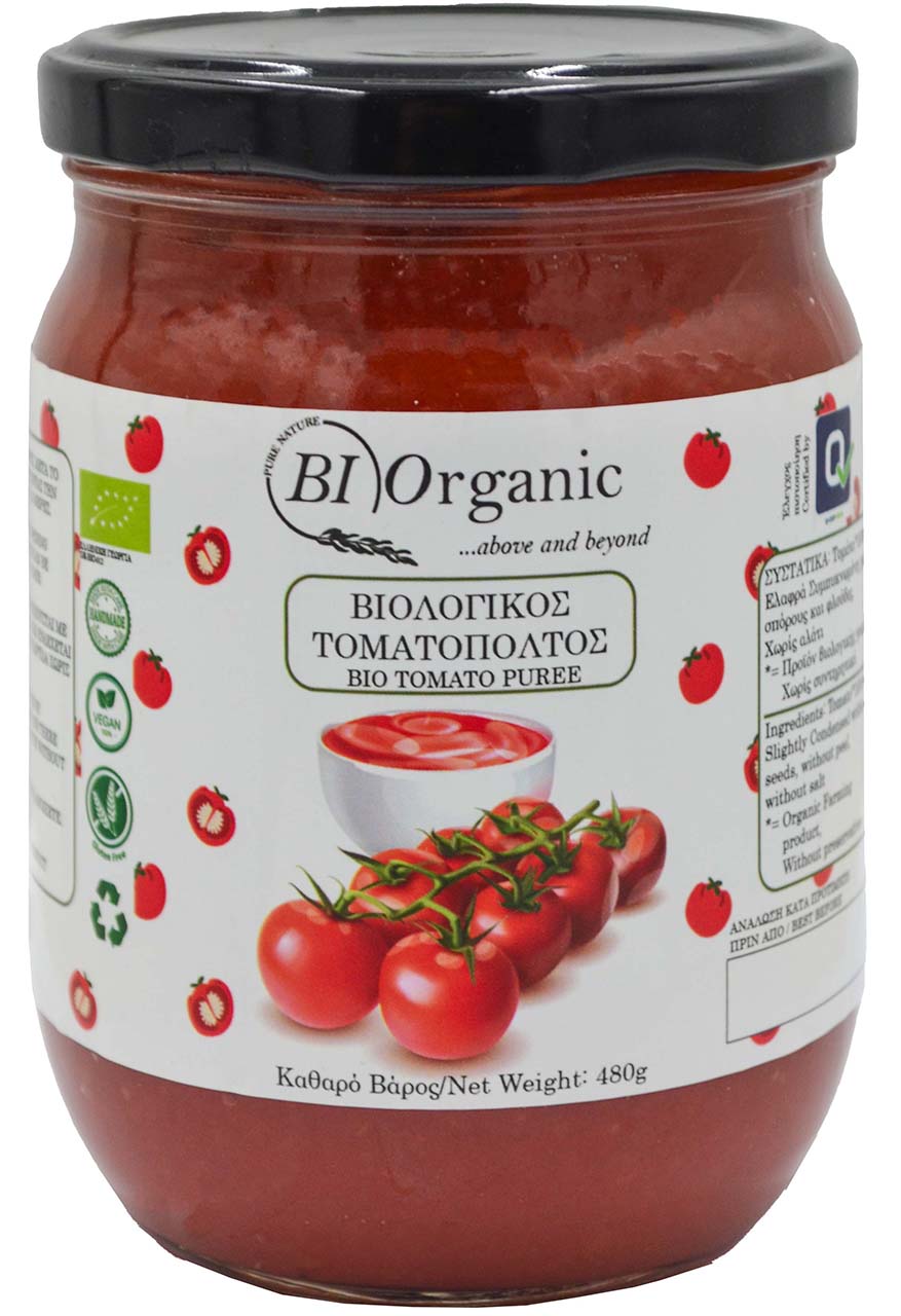 ΤΟΜΑΤΟΠΟΛΤΟΣ Τοματοπολτός ΒΙΟ 480ΓΡ. - Image 1